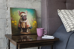 Pastoral Elegance Fawn French Bulldog Wall Art Poster-Art-Dog Art, French Bulldog, Home Decor, Poster-5