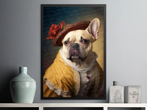 Regal Repose Fawn French Bulldog Wall Art Poster-Art-Dog Art, Dog Dad Gifts, Dog Mom Gifts, French Bulldog, Home Decor, Poster-2