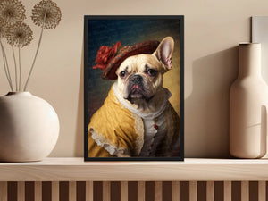 Regal Repose Fawn French Bulldog Wall Art Poster-Art-Dog Art, Dog Dad Gifts, Dog Mom Gifts, French Bulldog, Home Decor, Poster-4