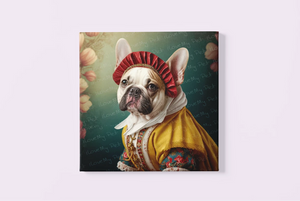 Vintage Vogue Fawn French Bulldog Wall Art Poster-Art-Dog Art, French Bulldog, Home Decor, Poster-3
