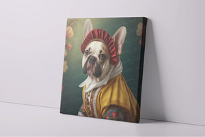 Vintage Vogue Fawn French Bulldog Wall Art Poster-Art-Dog Art, French Bulldog, Home Decor, Poster-4