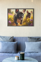 Load image into Gallery viewer, Sunflower Serenade French Bulldogs Wall Art Poster-Art-Dog Art, French Bulldog, Home Decor, Poster-7
