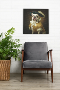 Aristocratic Cutie White French Bulldog Wall Art Poster-Art-Dog Art, French Bulldog, Home Decor, Poster-8