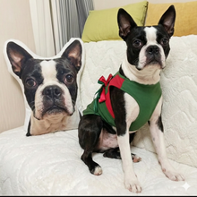 Load image into Gallery viewer, Custom Boston Terrier Pillow - Create Your Furry Friend's Plush Likeness-Stuffed Animals-Boston Terrier,Dog Dad Gifts,Dog Memorial Gifts,Dog Mom Gifts,Pillows,Stuffed Animal,Upload Photo-1