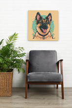 Load image into Gallery viewer, Cheerful Companion German Shepherd Wall Art Poster-Art-Dog Art, Dog Dad Gifts, Dog Mom Gifts, German Shepherd, Home Decor, Poster-8