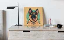Load image into Gallery viewer, Cheerful Companion German Shepherd Wall Art Poster-Art-Dog Art, Dog Dad Gifts, Dog Mom Gifts, German Shepherd, Home Decor, Poster-6