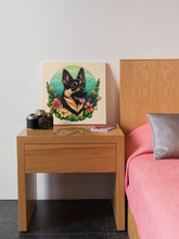 Load image into Gallery viewer, Floral Serenity German Shepherd Wall Art Poster-Art-Dog Art, Dog Dad Gifts, Dog Mom Gifts, German Shepherd, Home Decor, Poster-6