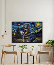 Load image into Gallery viewer, Magical Milky Way German Shepherd Wall Art Poster-Art-Dog Art, Dog Dad Gifts, Dog Mom Gifts, German Shepherd, Home Decor, Poster-5