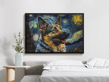 Load image into Gallery viewer, Starry Night Serenade German Shepherd Wall Art Poster-Art-Dog Art, Dog Dad Gifts, Dog Mom Gifts, German Shepherd, Home Decor, Poster-5