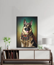 Load image into Gallery viewer, Balkan Braveheart German Shepherd Wall Art Poster-Art-Dog Art, Dog Dad Gifts, Dog Mom Gifts, German Shepherd, Home Decor, Poster-2