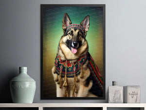 Balkan Braveheart German Shepherd Wall Art Poster-Art-Dog Art, Dog Dad Gifts, Dog Mom Gifts, German Shepherd, Home Decor, Poster-6