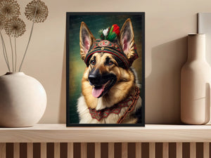Bavarian Beauty German Shepherd Wall Art Poster-Art-Dog Art, Dog Dad Gifts, Dog Mom Gifts, German Shepherd, Home Decor, Poster-5