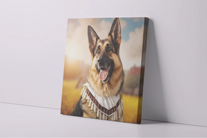 Bavarian Bliss German Shepherd Wall Art Poster-Art-Dog Art, German Shepherd, Home Decor, Poster-4