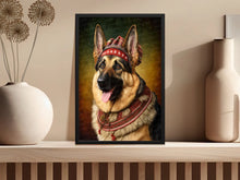 Load image into Gallery viewer, Barking into Oktoberfest German Shepherd Wall Art Poster-Art-Dog Art, Dog Dad Gifts, Dog Mom Gifts, German Shepherd, Home Decor, Poster-4