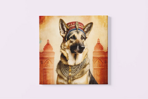 Regal Raja German Shepherd Wall Art Poster-Art-Dog Art, German Shepherd, Home Decor, Poster-3