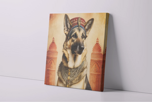 Regal Raja German Shepherd Wall Art Poster-Art-Dog Art, German Shepherd, Home Decor, Poster-4