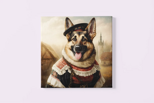 Renaissance Rover German Shepherd Wall Art Poster-Art-Dog Art, German Shepherd, Home Decor, Poster-3