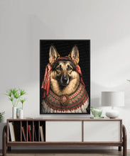 Load image into Gallery viewer, Slavic Sweetheart German Shepherd Wall Art Poster-Art-Dog Art, Dog Dad Gifts, Dog Mom Gifts, German Shepherd, Home Decor, Poster-3