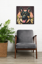 Load image into Gallery viewer, Floral Kawaii German Shepherd Wall Art Poster-Art-Dog Art, Dog Dad Gifts, Dog Mom Gifts, German Shepherd, Home Decor, Poster-8