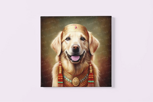 Golden Majesty Golden Retriever Wall Art Poster-Art-Dog Art, Golden Retriever, Home Decor, Poster-3