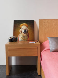Pagri Raja Golden Retriever Wall Art Poster-Art-Dog Art, Golden Retriever, Home Decor, Poster-7