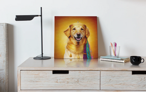Regal Radiance Golden Retriever Wall Art Poster-Art-Dog Art, Golden Retriever, Home Decor, Poster-6