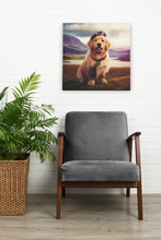 Load image into Gallery viewer, Tartan Tribute Golden Retriever Wall Art Poster-Art-Dog Art, Golden Retriever, Home Decor, Poster-8
