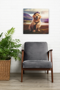 Tartan Tribute Golden Retriever Wall Art Poster-Art-Dog Art, Golden Retriever, Home Decor, Poster-8