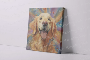Cosmic Canine Golden Retriever Framed Wall Art Poster-Art-Dog Art, Golden Retriever, Home Decor, Poster-4