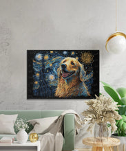 Load image into Gallery viewer, Magical Milky Way Golden Retriever Wall Art Poster-Art-Dog Art, Dog Dad Gifts, Dog Mom Gifts, Golden Retriever, Home Decor, Poster-2
