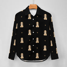 Load image into Gallery viewer, Graceful Afghan Hound Puppy Women's Shirt