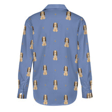 Load image into Gallery viewer, Graceful Afghan Hound Puppy Women's Shirt