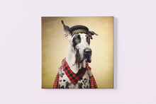 Load image into Gallery viewer, Harlequin Hound Great Dane Wall Art Poster-Art-Dog Art, Great Dane, Home Decor, Poster-3