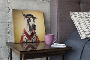 Harlequin Hound Great Dane Wall Art Poster-Art-Dog Art, Great Dane, Home Decor, Poster-5