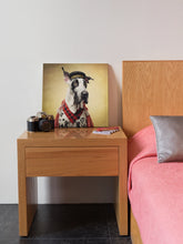 Load image into Gallery viewer, Harlequin Hound Great Dane Wall Art Poster-Art-Dog Art, Great Dane, Home Decor, Poster-7
