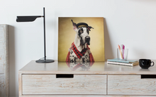 Load image into Gallery viewer, Harlequin Hound Great Dane Wall Art Poster-Art-Dog Art, Great Dane, Home Decor, Poster-6