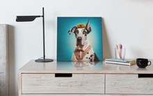 Load image into Gallery viewer, Spotty Elegance Great Dane Wall Art Poster-Art-Dog Art, Great Dane, Home Decor, Poster-6