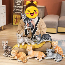 Load image into Gallery viewer, Realistic Red Mackerel Tabby Cat Stuffed Animal - Adorable Lifelike Companions