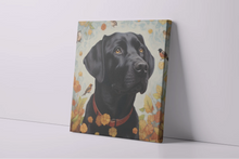 Load image into Gallery viewer, Autumn Admiration Black Labrador Framed Wall Art Poster-Art-Black Labrador, Dog Art, Home Decor, Labrador, Poster-5
