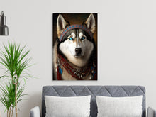 Load image into Gallery viewer, Arctic Native American Siberian Husky Wall Art Poster-Art-Dog Art, Dog Dad Gifts, Dog Mom Gifts, Home Decor, Poster, Siberian Husky-7