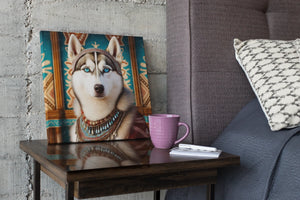 Blue-Eyed Majesty Siberian Husky Wall Art Poster-Art-Dog Art, Home Decor, Poster, Siberian Husky-5
