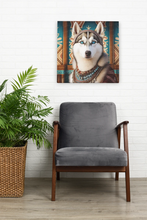 Load image into Gallery viewer, Blue-Eyed Majesty Siberian Husky Wall Art Poster-Art-Dog Art, Home Decor, Poster, Siberian Husky-8