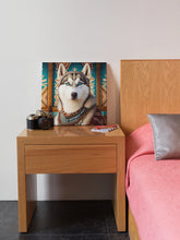 Load image into Gallery viewer, Blue-Eyed Majesty Siberian Husky Wall Art Poster-Art-Dog Art, Home Decor, Poster, Siberian Husky-7