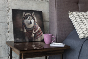 Inuit Elegance Siberian Husky Wall Art Poster-Art-Dog Art, Home Decor, Poster, Siberian Husky-5