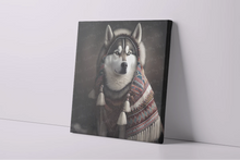 Load image into Gallery viewer, Inuit Elegance Siberian Husky Wall Art Poster-Art-Dog Art, Home Decor, Poster, Siberian Husky-4