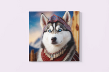 Load image into Gallery viewer, Majestic Regalia Siberian Husky Wall Art Poster-Art-Dog Art, Home Decor, Poster, Siberian Husky-5
