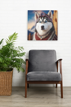 Load image into Gallery viewer, Majestic Regalia Siberian Husky Wall Art Poster-Art-Dog Art, Home Decor, Poster, Siberian Husky-8