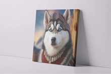 Load image into Gallery viewer, Majestic Regalia Siberian Husky Wall Art Poster-Art-Dog Art, Home Decor, Poster, Siberian Husky-4