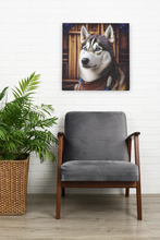 Load image into Gallery viewer, Regal Elegance Siberian Husky Wall Art Poster-Art-Dog Art, Home Decor, Poster, Siberian Husky-8