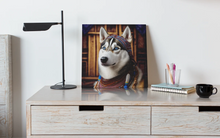 Load image into Gallery viewer, Regal Elegance Siberian Husky Wall Art Poster-Art-Dog Art, Home Decor, Poster, Siberian Husky-6